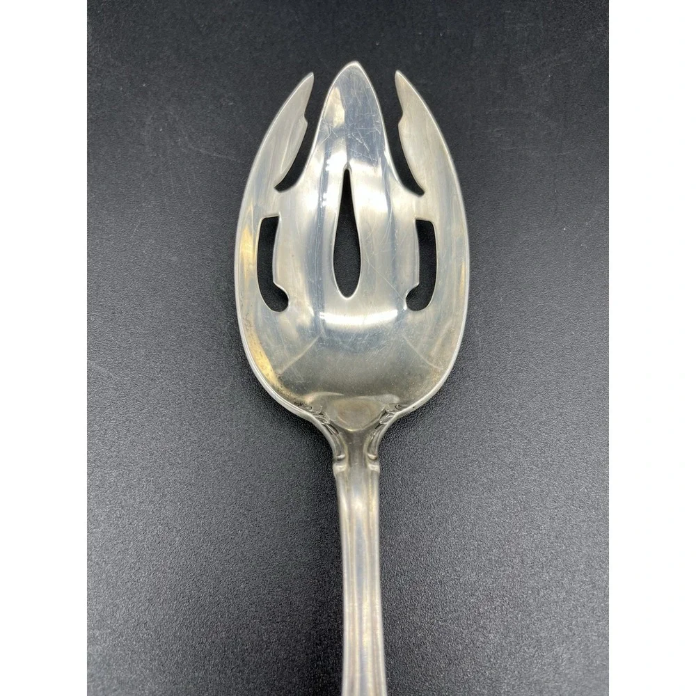 Sterling Silver Andonte Pierced Tablespoon Serving Spoon By Gorham Silver